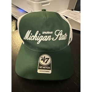 Michigan State Spartans '47 Hitch Snapback Hat Adjustable Brand New With Sparty!